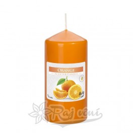 Sviečka valec - pomaranč