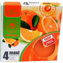 Čajové kahance maxi 4 - Pomaranč