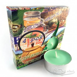 Čajové kahance maxi 4 - Zelený čaj